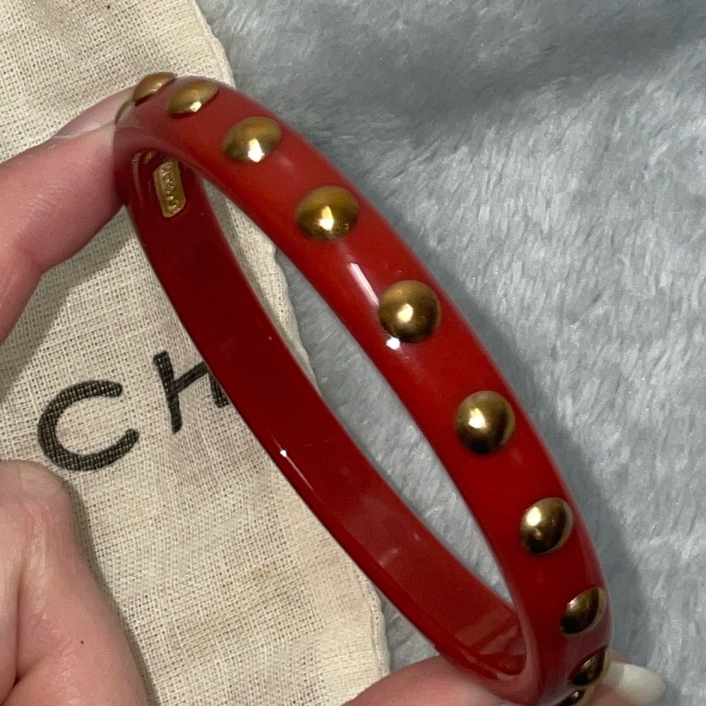 Coach ‘Phoebe’ Nailhead Resin Bracelet - Picture 5 of 7